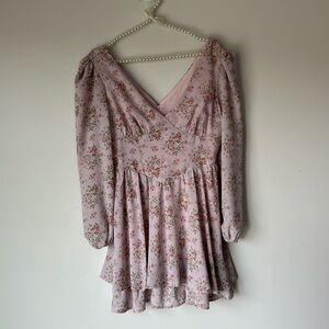 ALTARD STATE SIZE LARGE LILAC MULTI DRESS